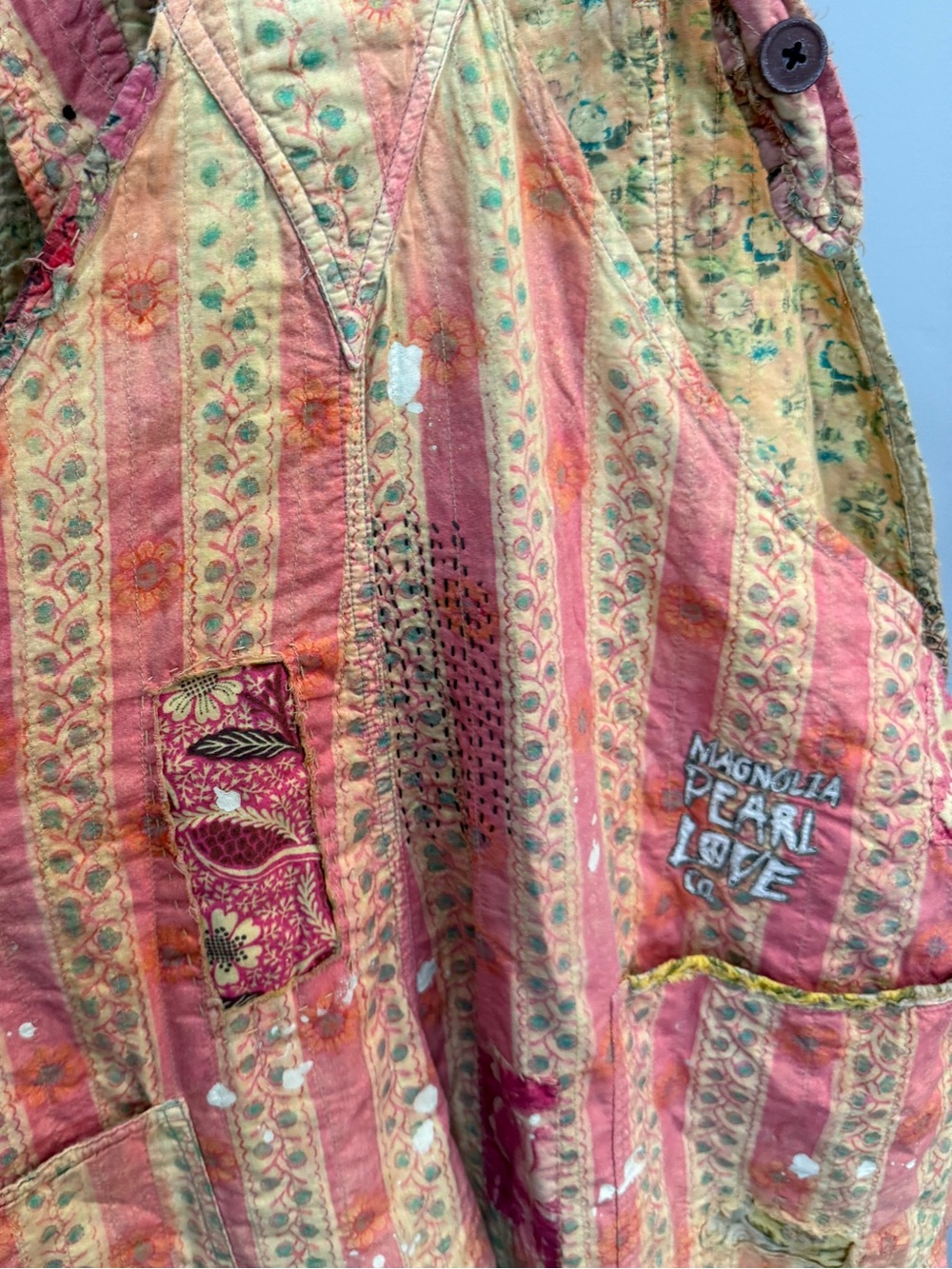 Magnolia Pearl Sunfaded Love Overalls One Size - Picture 4 of 4